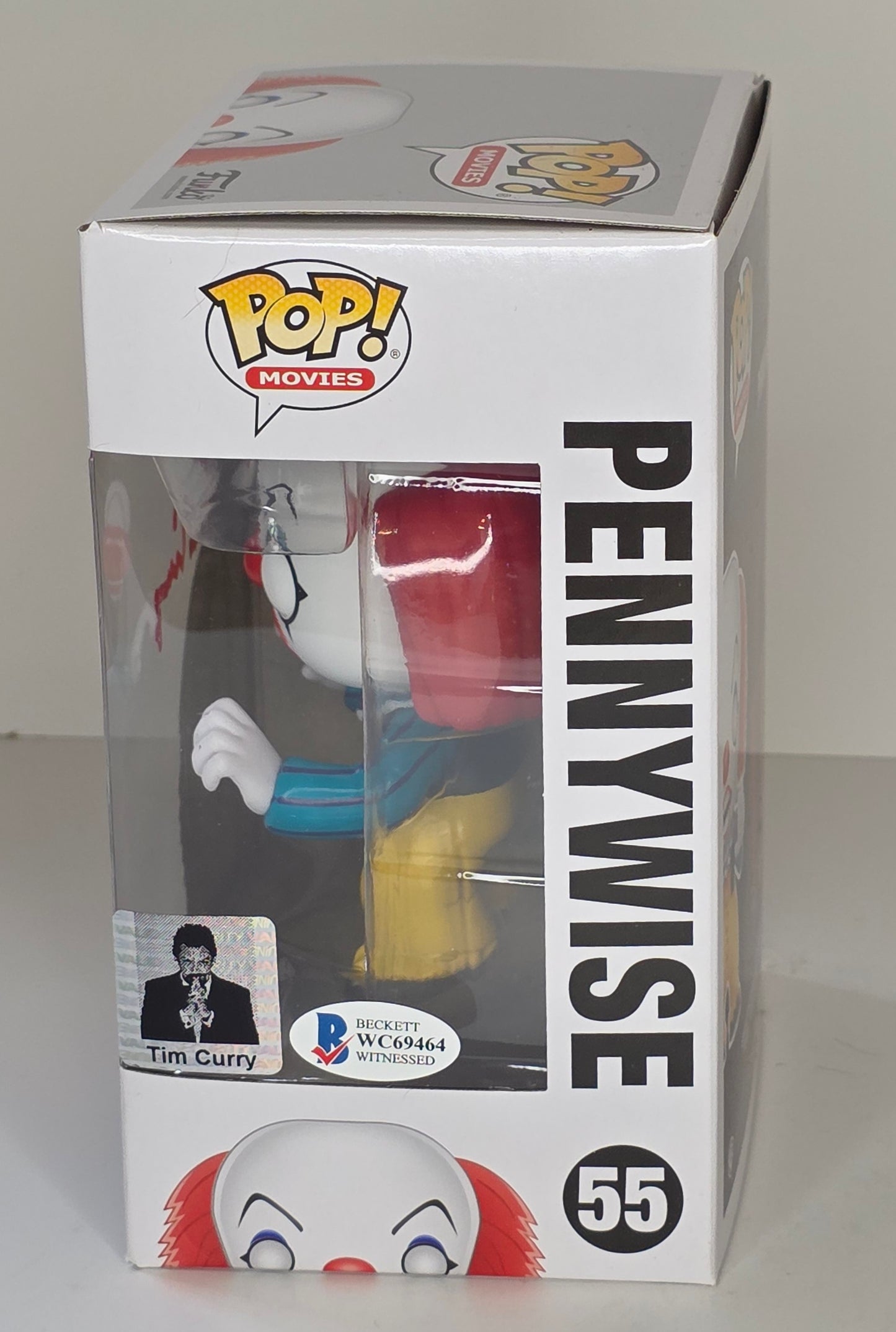 AUTOGRAPHED Pennywise Funko Pop Signed by Tim Curry with Dual COA