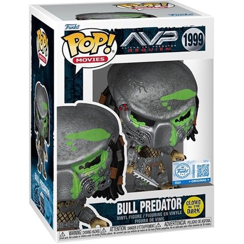 Aliens vs. Predator: Requiem Bull Predator Bloody Glow-in-the-Dark Funko Pop! Vinyl Figure #1999 - AE Exclusive (Pre-Order)