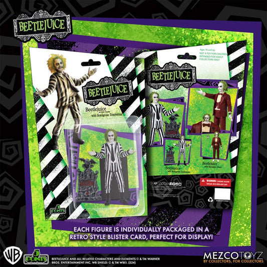 Beetlejuice 5 Points Action Figure | Striped Suit (Pre-Order)