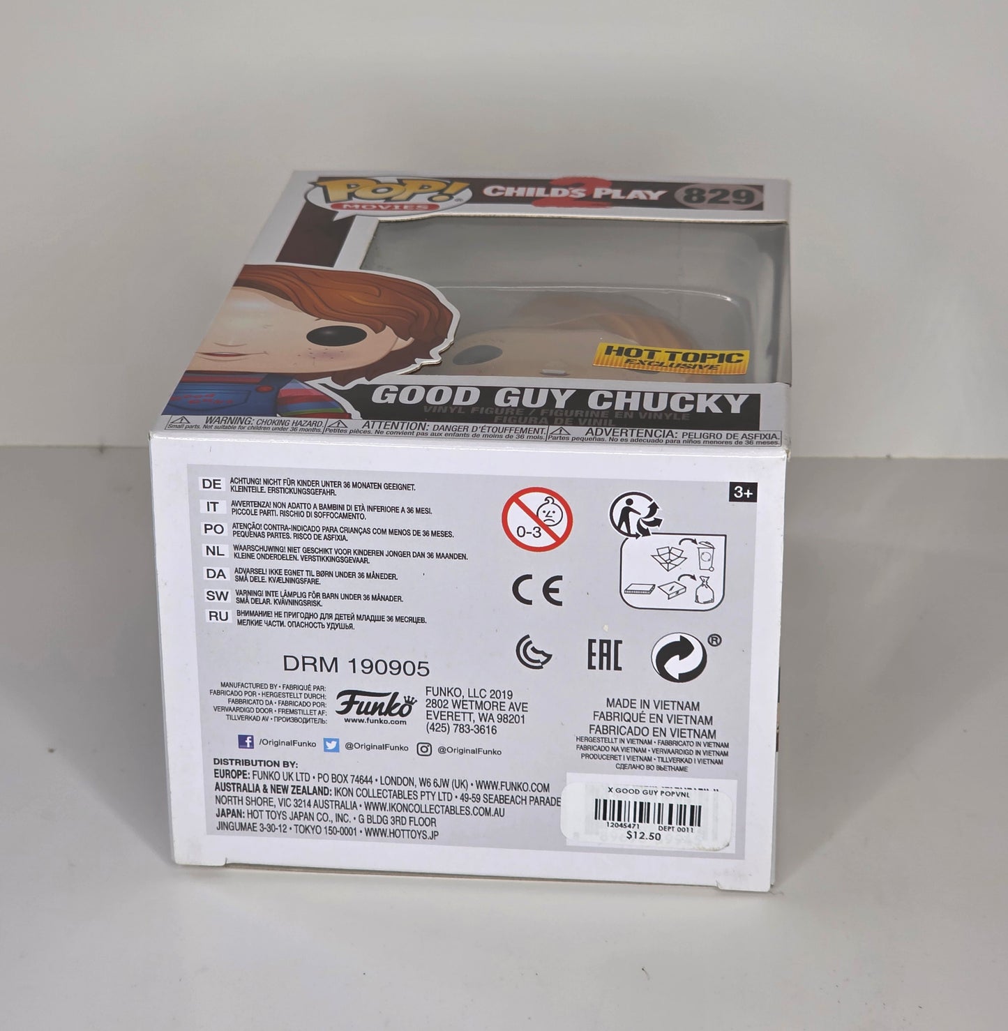 Childs Play 2 Chucky Funko Pop Hot Topic Exclusive (DAMAGED BOX)