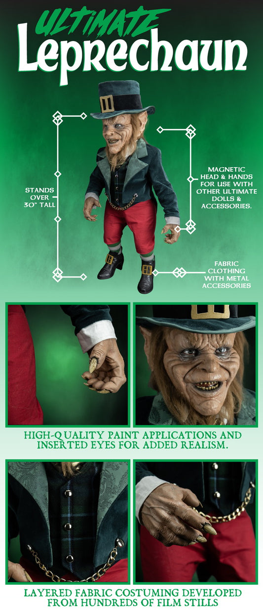 Ultimate Leprechaun Doll - 30" Premium Scale Doll Trick or Treat Studios