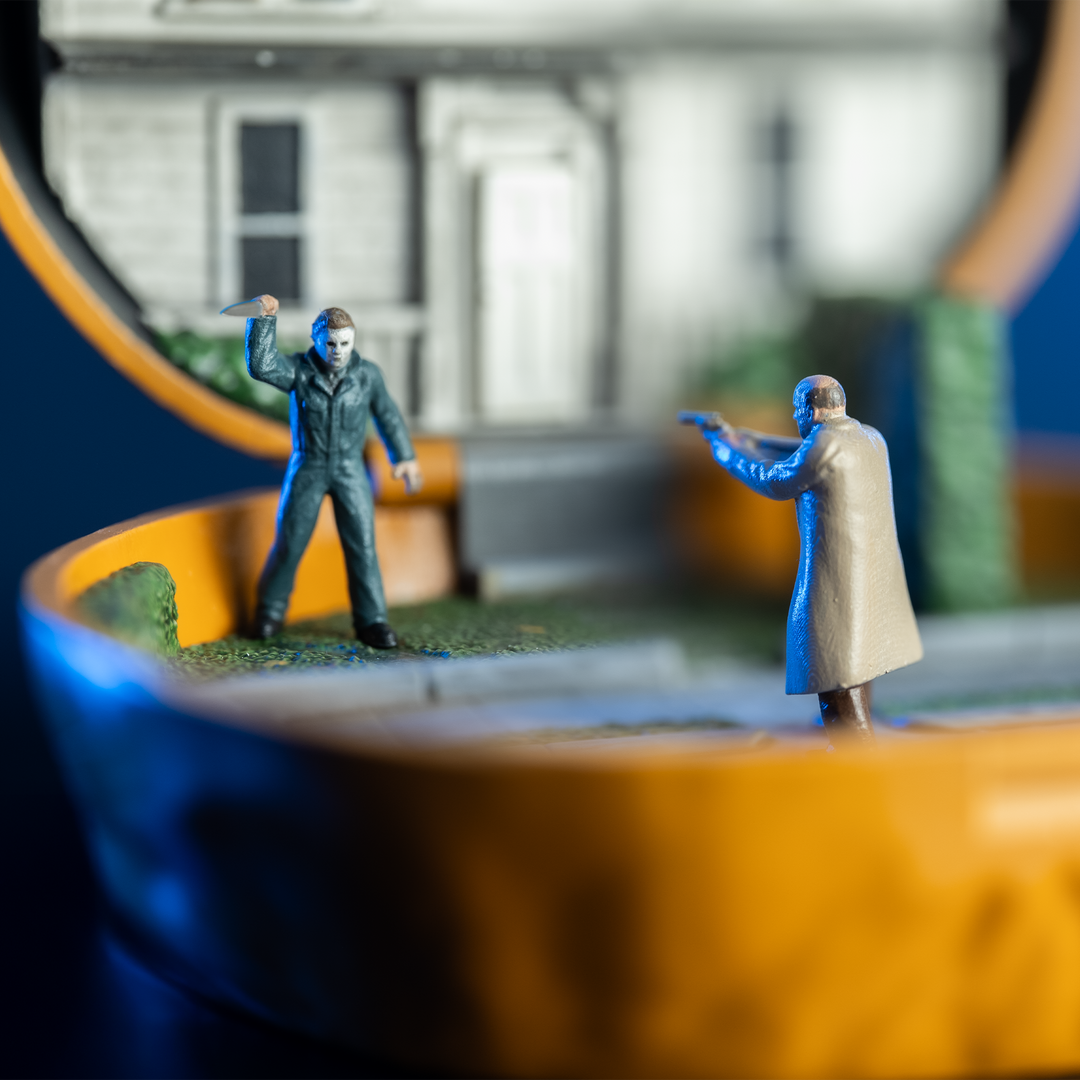 Halloween (1978) - Myers House Pumpkin Micro Maniacs Playset (Pre-order)