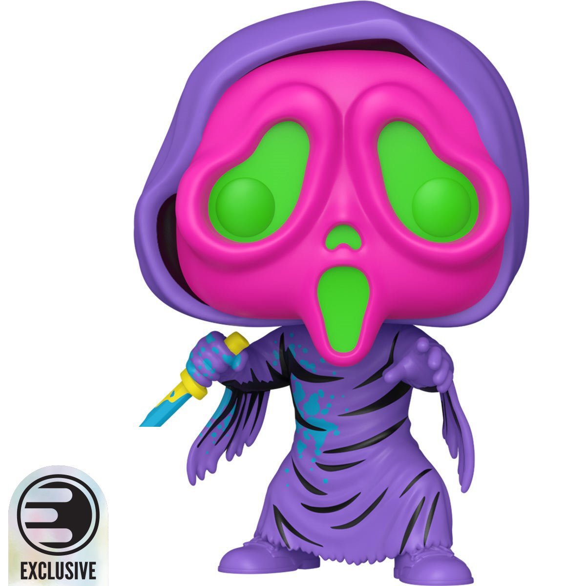 Scream Ghost Face Black Light Funko Pop! Vinyl Figure #1607 - Entertainment Earth Exclusive (PRE-ORDER)