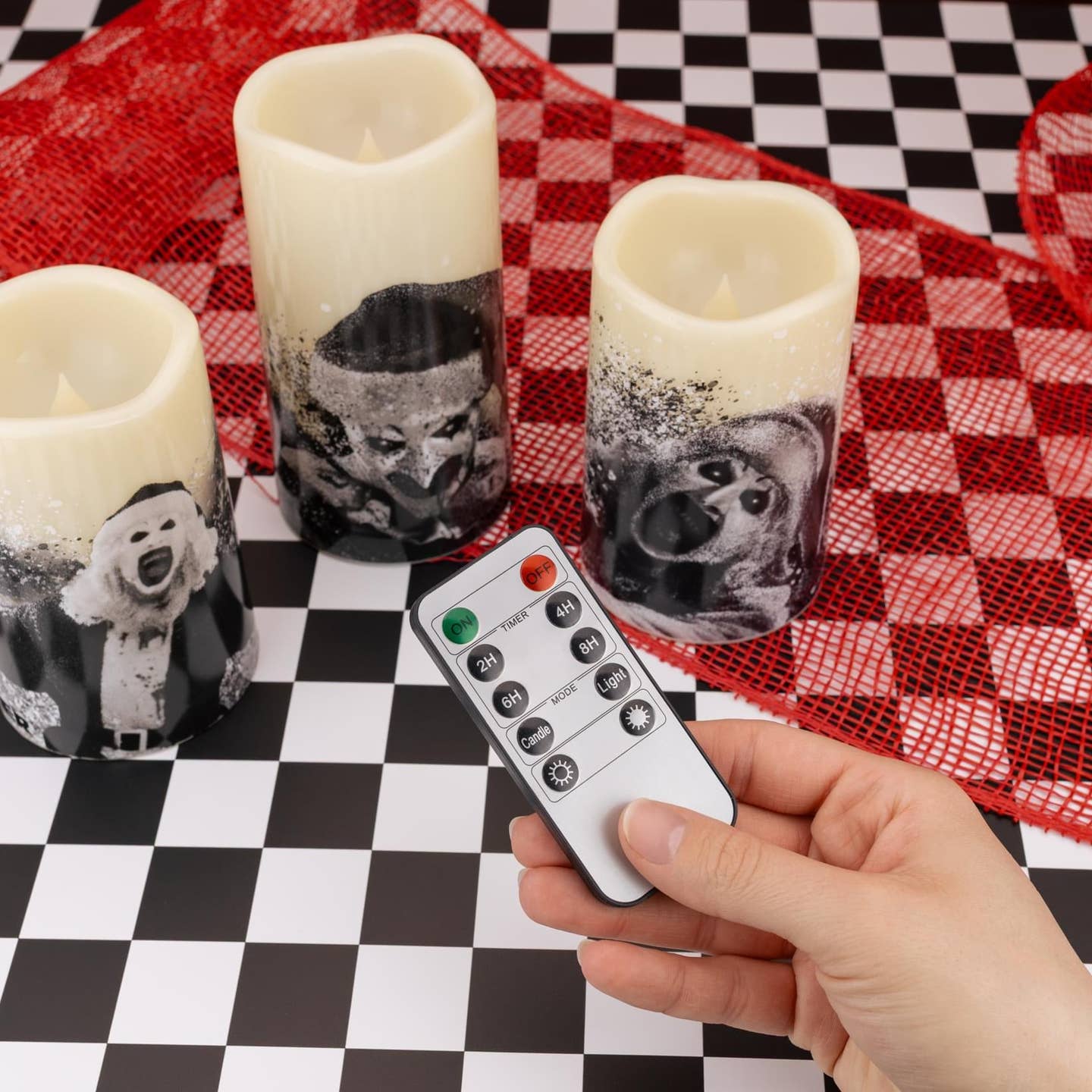 Terrifier Led Flameless Candles | Set of 3 (Pre-order)