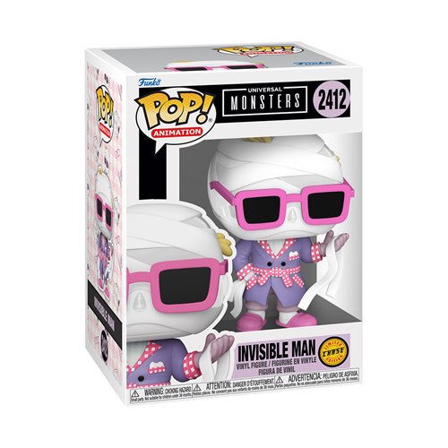 Universal Monsters Anime Invisible Man Funko Pop! Vinyl Figure w/ CHANCE OF CHASE (PRE-ORDER) - City Morgue Toys & Collectibles