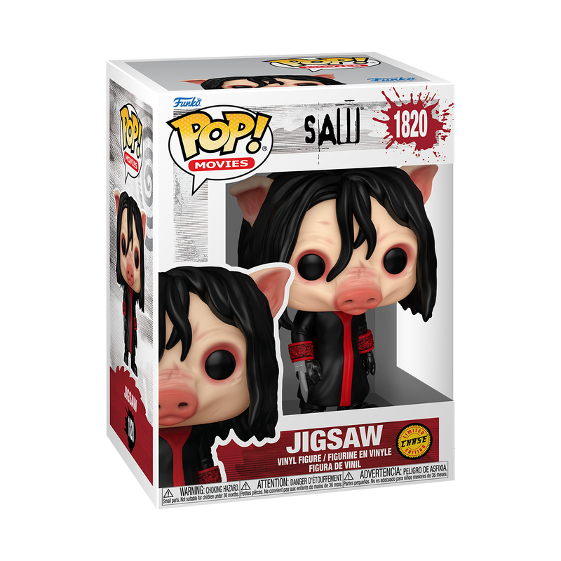 Funko POP! Movies: Saw Jigsaw (CHASE) 3.9-in Vinyl Figure