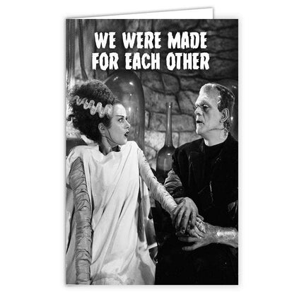 Frankenstein "Made for Each Other" Card - City Morgue Toys & Collectibles
