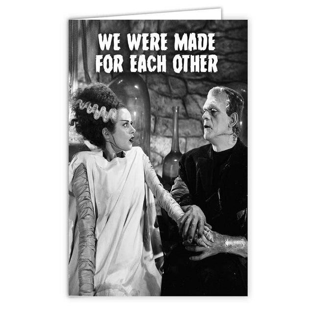 Frankenstein "Made for Each Other" Card - City Morgue Toys & Collectibles