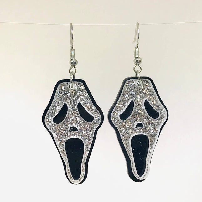 Screaming Ghost Earrings, Halloween Horror Gift - City Morgue Toys & Collectibles