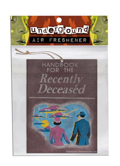 Handbook for the Recently Deceased Air Freshener - City Morgue Toys & Collectibles