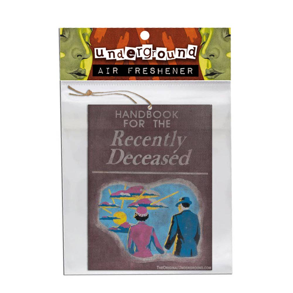 Handbook for the Recently Deceased Air Freshener - City Morgue Toys & Collectibles