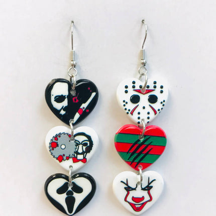 Horror Heart Earrings - City Morgue Toys & Collectibles