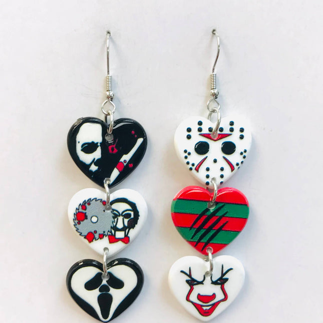 Horror Heart Earrings - City Morgue Toys & Collectibles