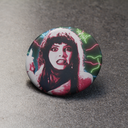 Horror Frankenhooker Button Pin    