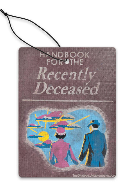 Handbook for the Recently Deceased Air Freshener - City Morgue Toys & Collectibles