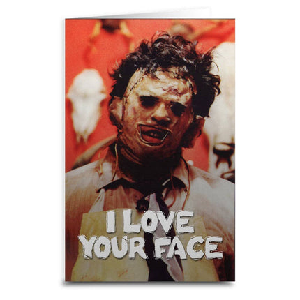 I Love Your Face Greeting Card - City Morgue Toys & Collectibles