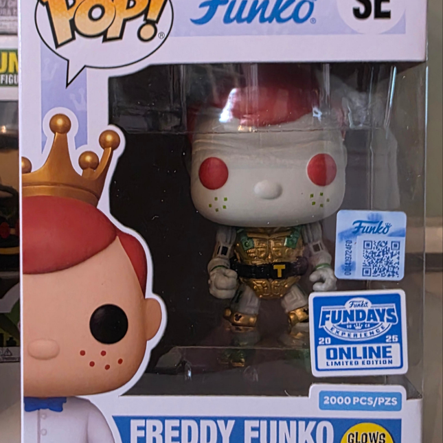 2025 FUNKO FUNDAYS BOX OF FUN  Freddy Funko as Metalhead (Glow) LE 2000 pcs GITD - City Morgue Toys & Collectibles