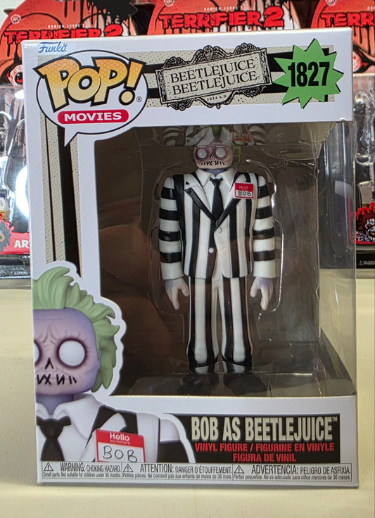 Funko Pop Bob as Beetlejuice (DAMAGED BOX)