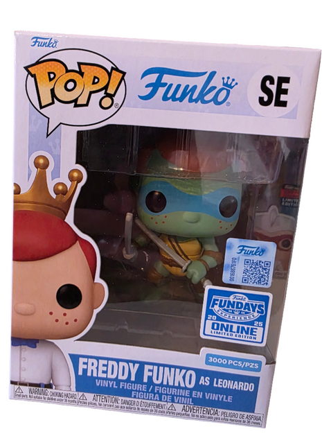 Funko Pop! Freddy Funko As Leonardo FunDays 2025 Online Ed LE 3000 PCS TMNT - City Morgue Toys & Collectibles