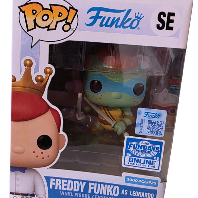 Funko Pop! Freddy Funko As Leonardo FunDays 2025 Online Ed LE 3000 PCS TMNT - City Morgue Toys & Collectibles