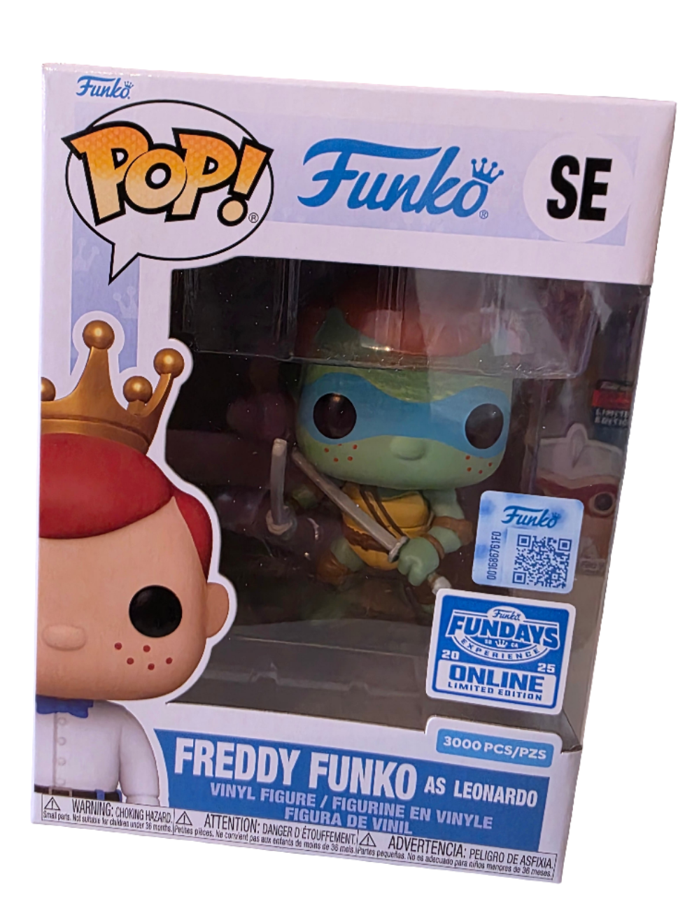 Funko Pop! Freddy Funko As Leonardo FunDays 2025 Online Ed LE 3000 PCS TMNT