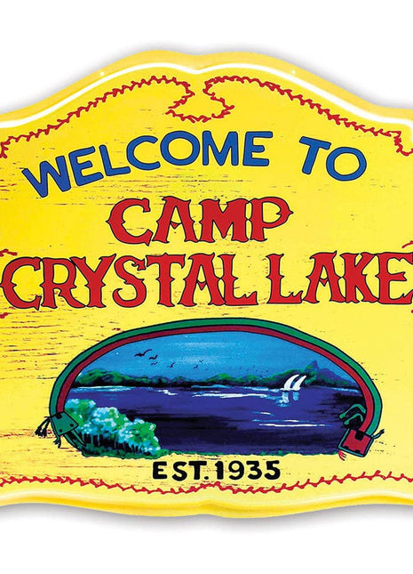 Camp Crystal Lake Car Magnet - City Morgue Toys & Collectibles