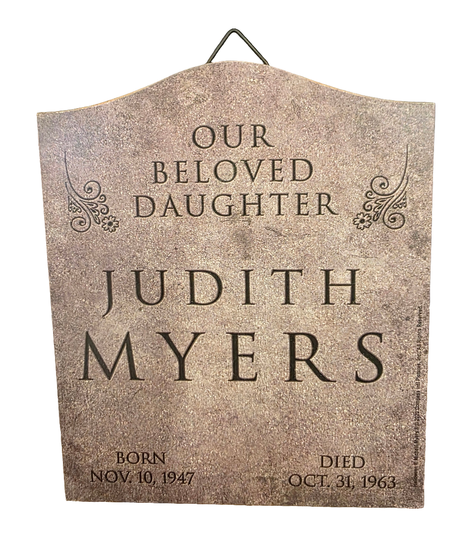 Judith Myers Tombstone Decoration - Halloween