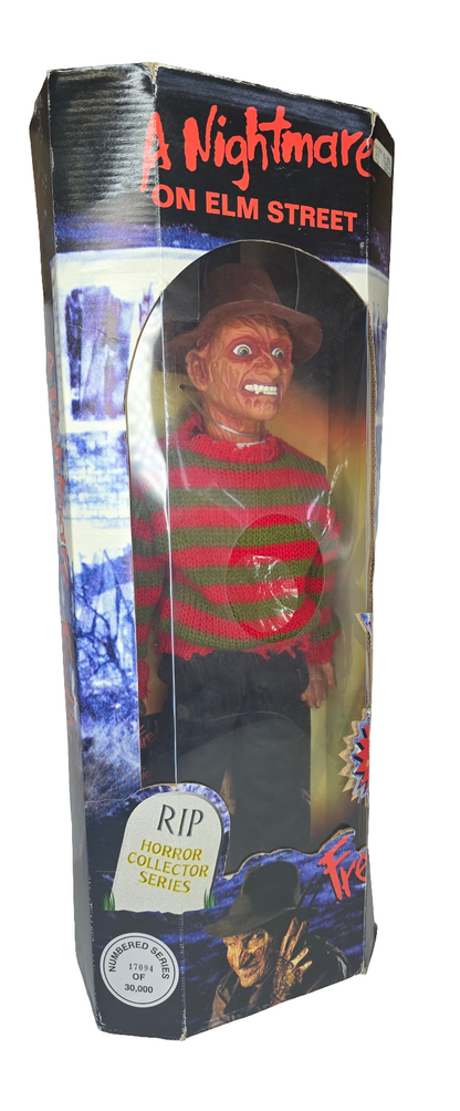 Freddy Krueger 1994/95 18" Talking Doll RIP Horror Series Spencer Gifts - City Morgue Toys & Collectibles