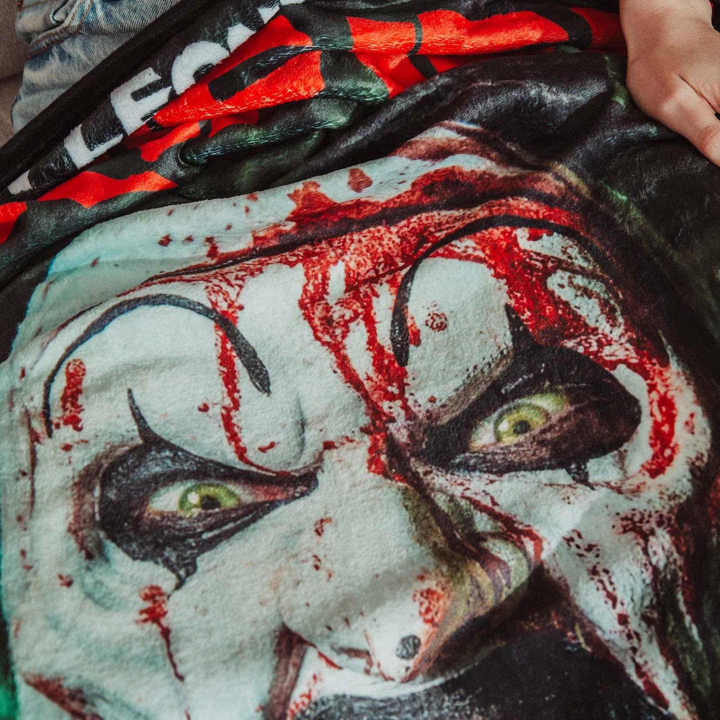 Terrifier 2 45 X 60 Inch Throw Blanket - City Morgue Toys & Collectibles