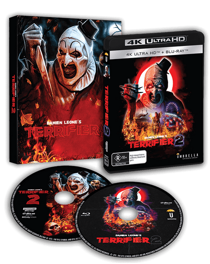ART ATTACK - Terrifier Collector's Edition Boxset (4 Movie +Slipcases +Book +Brick Set +VHS +Sunglasses) 4K & Blu-ray - City Morgue Toys & Collectibles