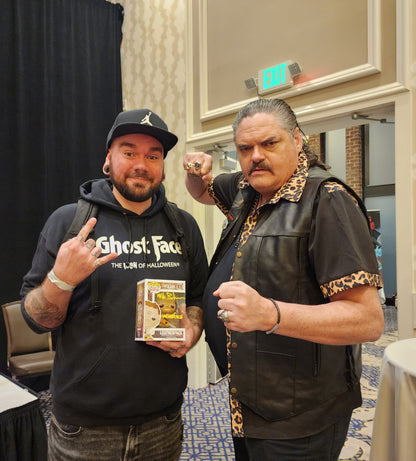 AUTOGRAPHED Leatherface Funko Pop Signed by Mark Burnham - City Morgue Toys & Collectibles
