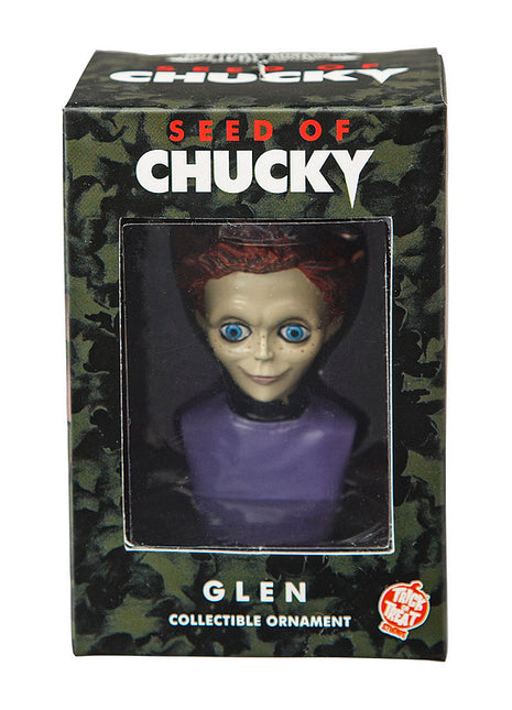 3" Child’s Play: Seed of Chucky™ Glen Bust Resin Collectible Ornament - City Morgue Toys & Collectibles
