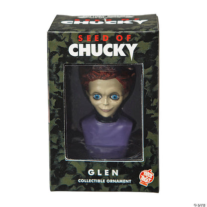 3" Child’s Play: Seed of Chucky™ Glen Bust Resin Collectible Ornament - City Morgue Toys & Collectibles