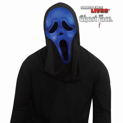 Fun World Adults Ghost Face® Color Changing Full Mask with Hood - City Morgue Toys & Collectibles
