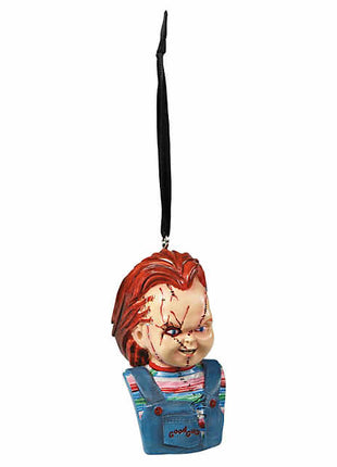 3" Child’s Play: Seed of Chucky™ Chucky Bust Resin Collectible Ornament - City Morgue Toys & Collectibles