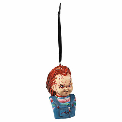 3" Child’s Play: Seed of Chucky™ Chucky Bust Resin Collectible Ornament - City Morgue Toys & Collectibles