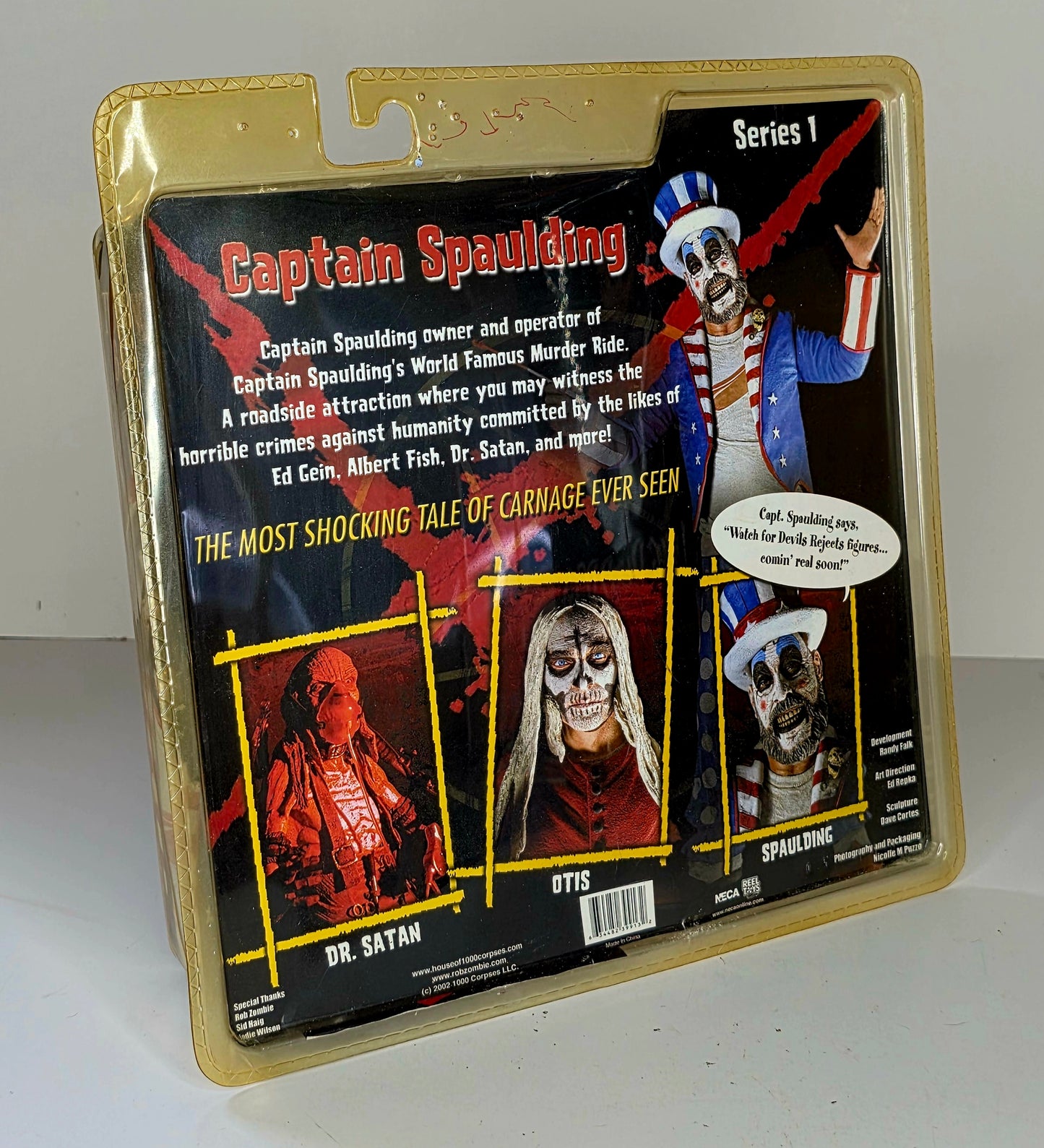 Neca "All American Captain Spaulding" House of 1000 Corpses Action Figure