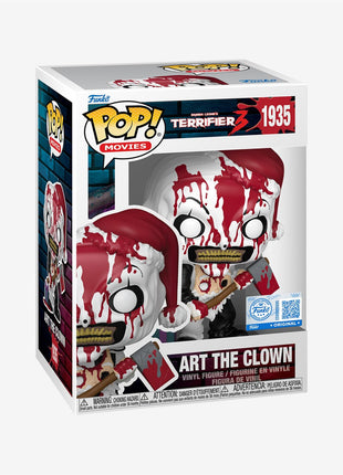 Funko Terrifier 3 Pop! Movies Art The Clown Vinyl Figure Hot Topic Exclusive - City Morgue Toys & Collectibles