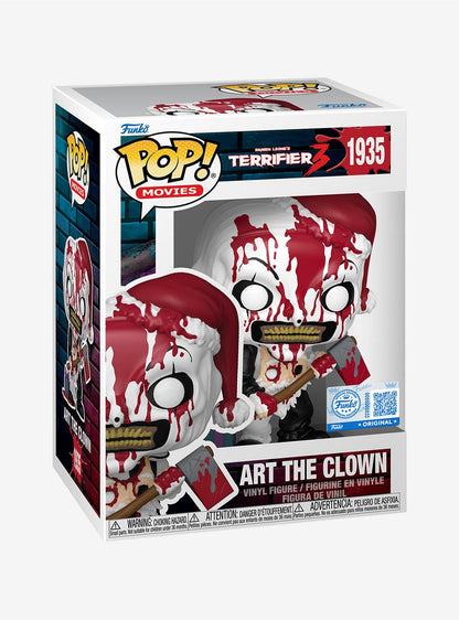 Funko Terrifier 3 Pop! Movies Art The Clown Vinyl Figure Hot Topic Exclusive - City Morgue Toys & Collectibles