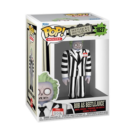 Funko Pop! Movies: Beetlejuice Beetlejuice - BOB As Beetlejuice - Beetlejuice 2 - Collectable Vinyl Figure - City Morgue Toys & Collectibles