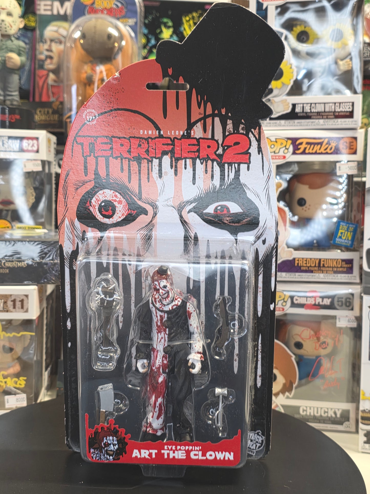 Terrifier Eye Poppin' Art the Clown (DAMAGED Box)