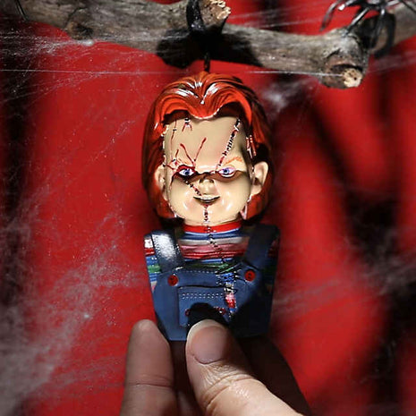 3" Child’s Play: Seed of Chucky™ Chucky Bust Resin Collectible Ornament - City Morgue Toys & Collectibles