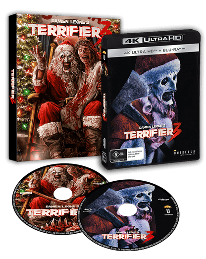 ART ATTACK - Terrifier Collector's Edition Boxset (4 Movie +Slipcases +Book +Brick Set +VHS +Sunglasses) 4K & Blu-ray - City Morgue Toys & Collectibles