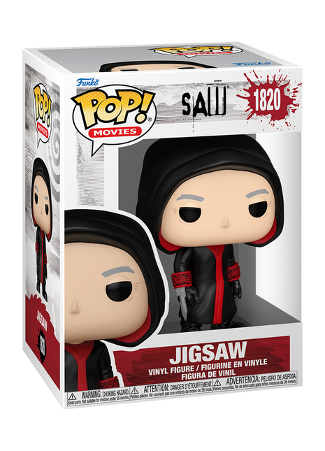 Funko POP! Movies: Saw Jigsaw 3.9-in Vinyl Figure - City Morgue Toys & Collectibles