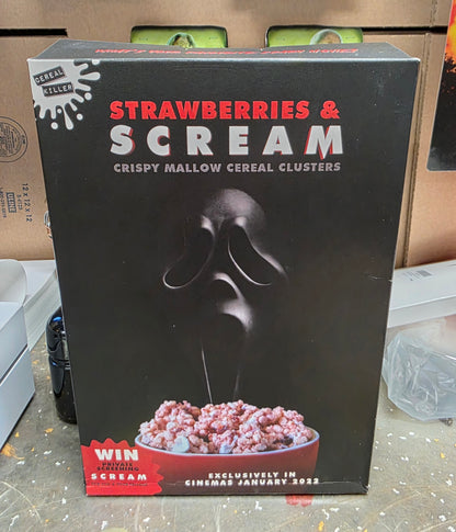 Strawberries & Scream Limited Edition Cereal by "Cereal Killer" (UNOPENED) #2 - City Morgue Toys & Collectibles