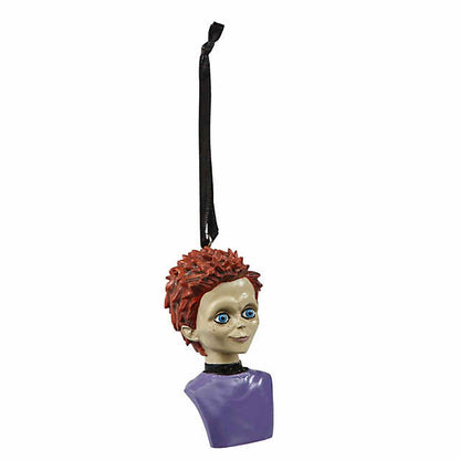 3" Child’s Play: Seed of Chucky™ Glen Bust Resin Collectible Ornament - City Morgue Toys & Collectibles