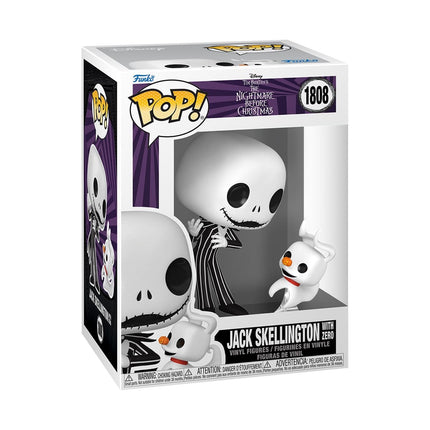 The Nightmare Before Christmas Jack Skellington with Zero (Wave 9) Funko Pop! Vinyl Figure and Pop! Buddy