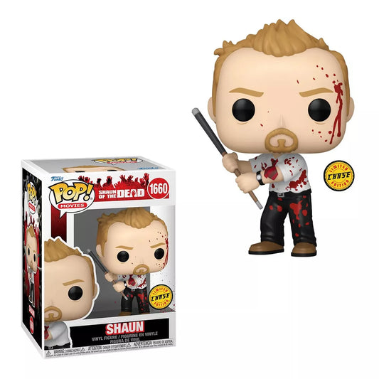 Funko Pop! Shaun of The Dead: Shaun #1660 - Chase Variant
