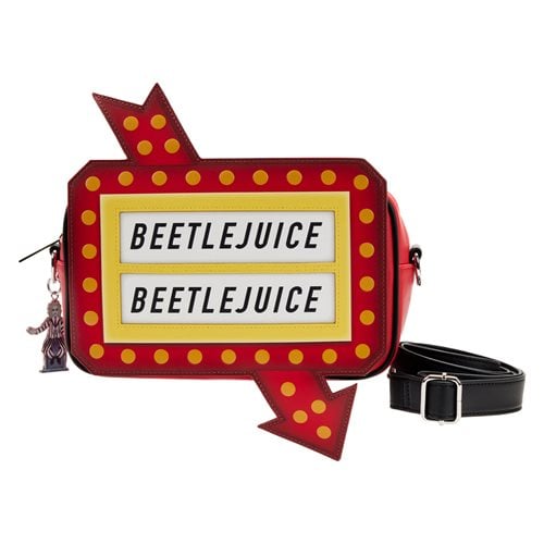 Beetlejuice Graveyard Sign Glow-in-the-Dark Crossbody Purse (Pre-Order)