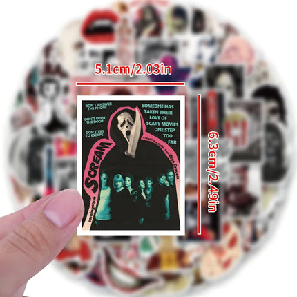 Horror Sticker Pack – 30 Random Hand-Picked Horror Stickers (No Duplicates) - City Morgue Toys & Collectibles